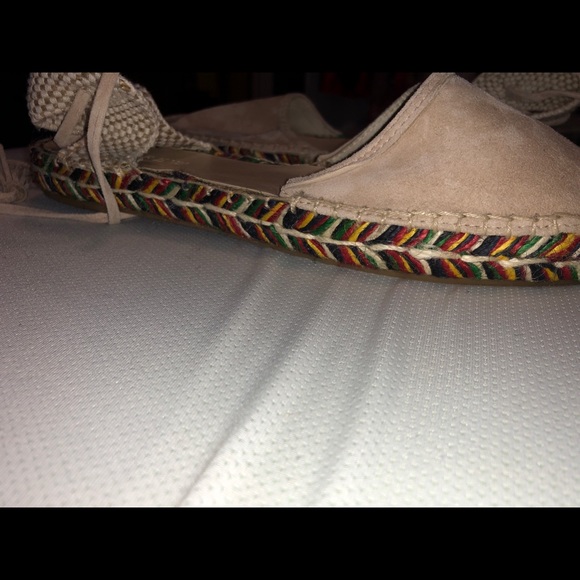 NEW J. Crew Suede Espadrille Lace-Up Flats - Picture 5 of 5